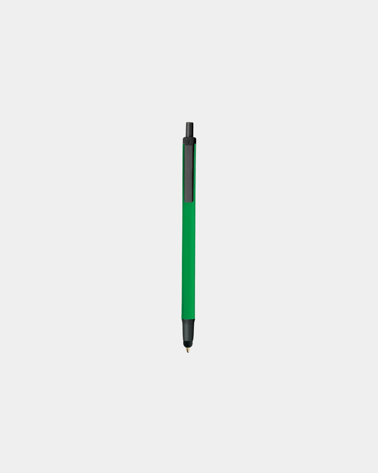 Custom retractable stylus pen Bic PrevaGuard Clic Stic - Green
